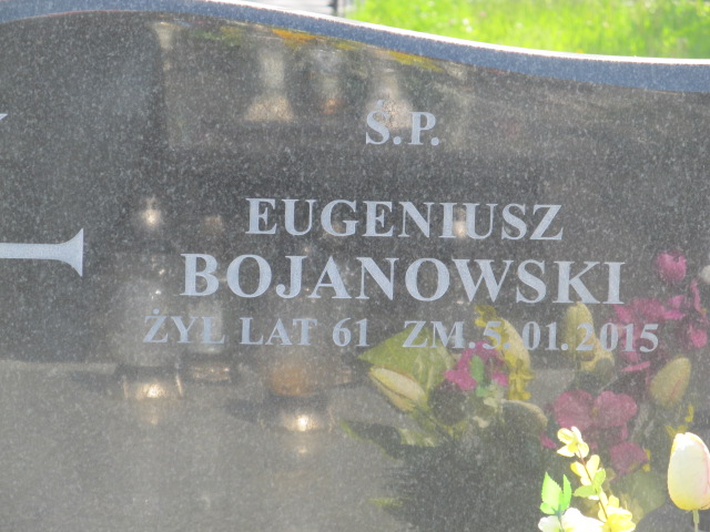 Eugeniusz Bojanowski 1954 Sulejówek - Grobonet - Wyszukiwarka osób pochowanych