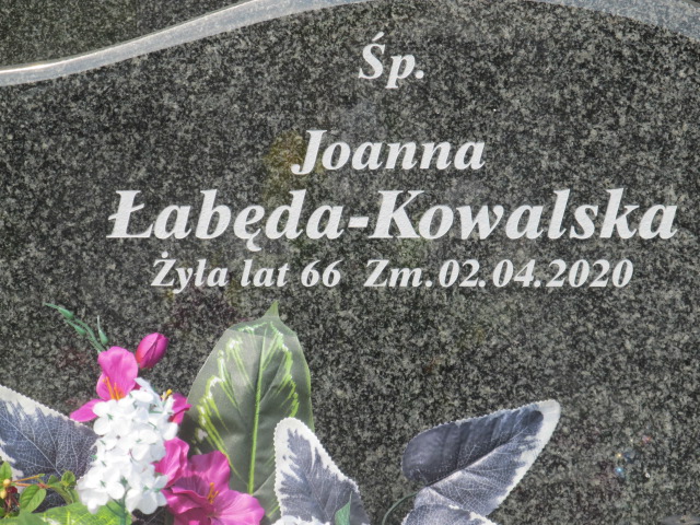 Joanna Łabęda-Kowalska Sulejówek - Grobonet - Wyszukiwarka osób pochowanych