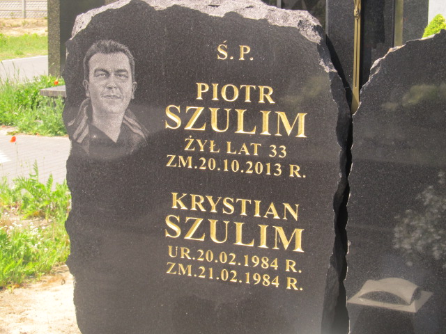 Piotr Szulim 1980 Sulejówek - Grobonet - Wyszukiwarka osób pochowanych