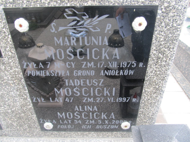 Marta Mościcka 1975 Sulejówek - Grobonet - Wyszukiwarka osób pochowanych