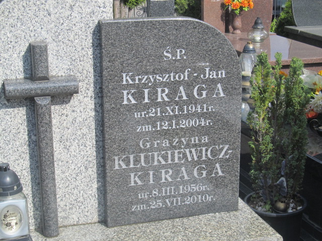 Krzysztof Jan Kiraga 1941 Sulejówek - Grobonet - Wyszukiwarka osób pochowanych