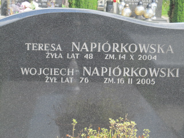 Wojciech Napiórkowski 1929 Sulejówek - Grobonet - Wyszukiwarka osób pochowanych