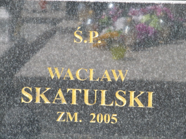 Wacław Skatulski Sulejówek - Grobonet - Wyszukiwarka osób pochowanych