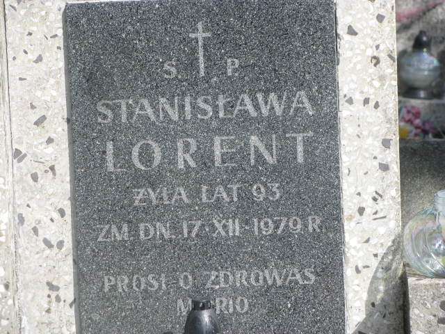 Stanisława Lorent Sulejówek - Grobonet - Wyszukiwarka osób pochowanych