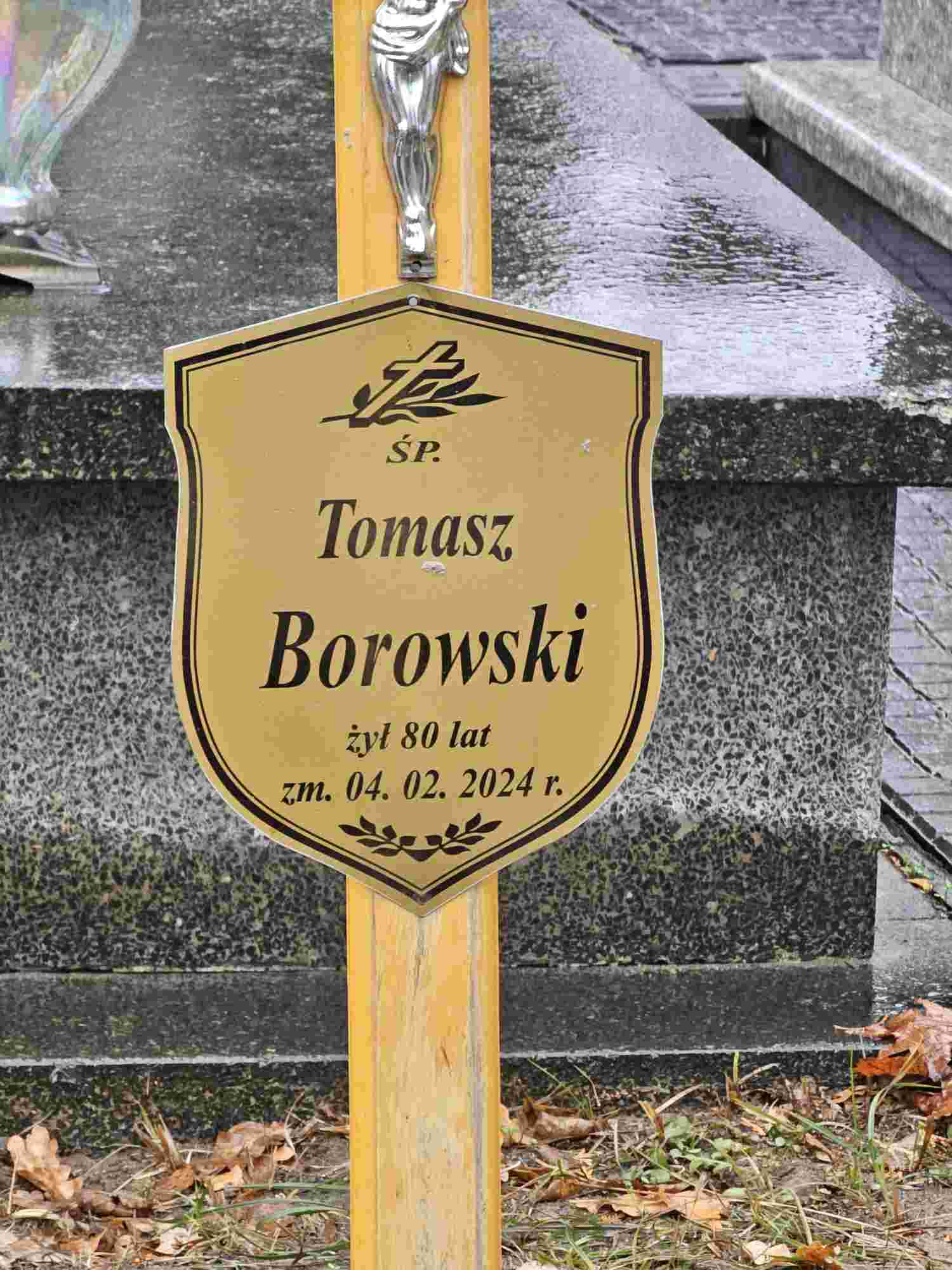 Tomasz Borowski Sulejówek - Grobonet - Wyszukiwarka osób pochowanych