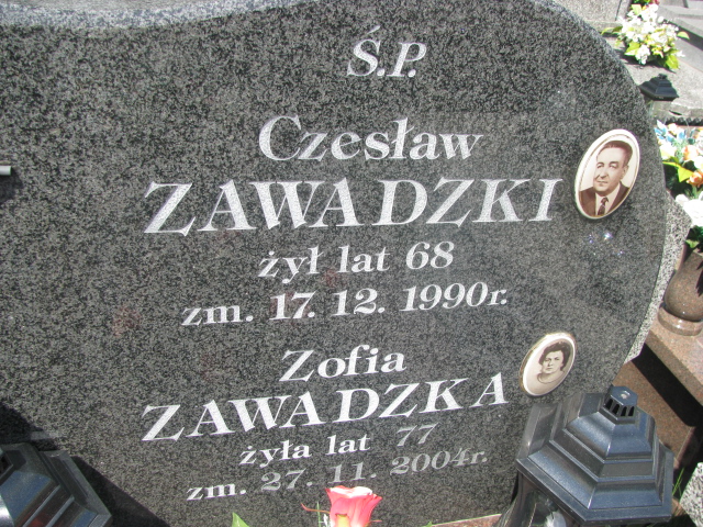 Czesław Zawadzki 1922 Sulejówek - Grobonet - Wyszukiwarka osób pochowanych