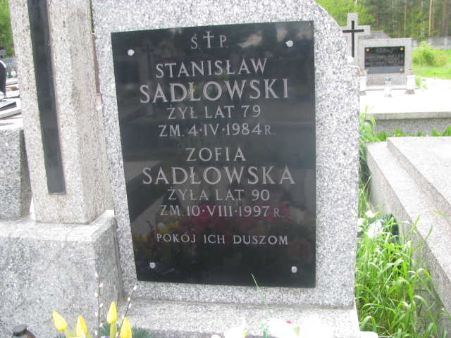 Stanisław Sadłowski 1905 Sulejówek - Grobonet - Wyszukiwarka osób pochowanych